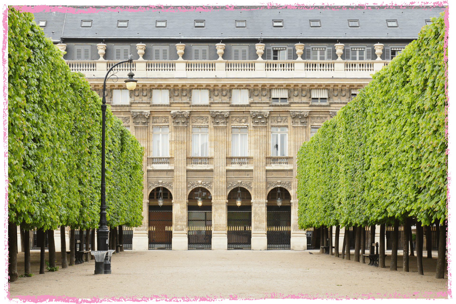 The Jardin du Palais Royale is one of the Emily in Paris filming locations